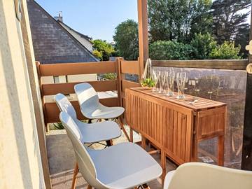 Gîte pour 4 personnes, avec balcon dans Havre de Rothéneuf