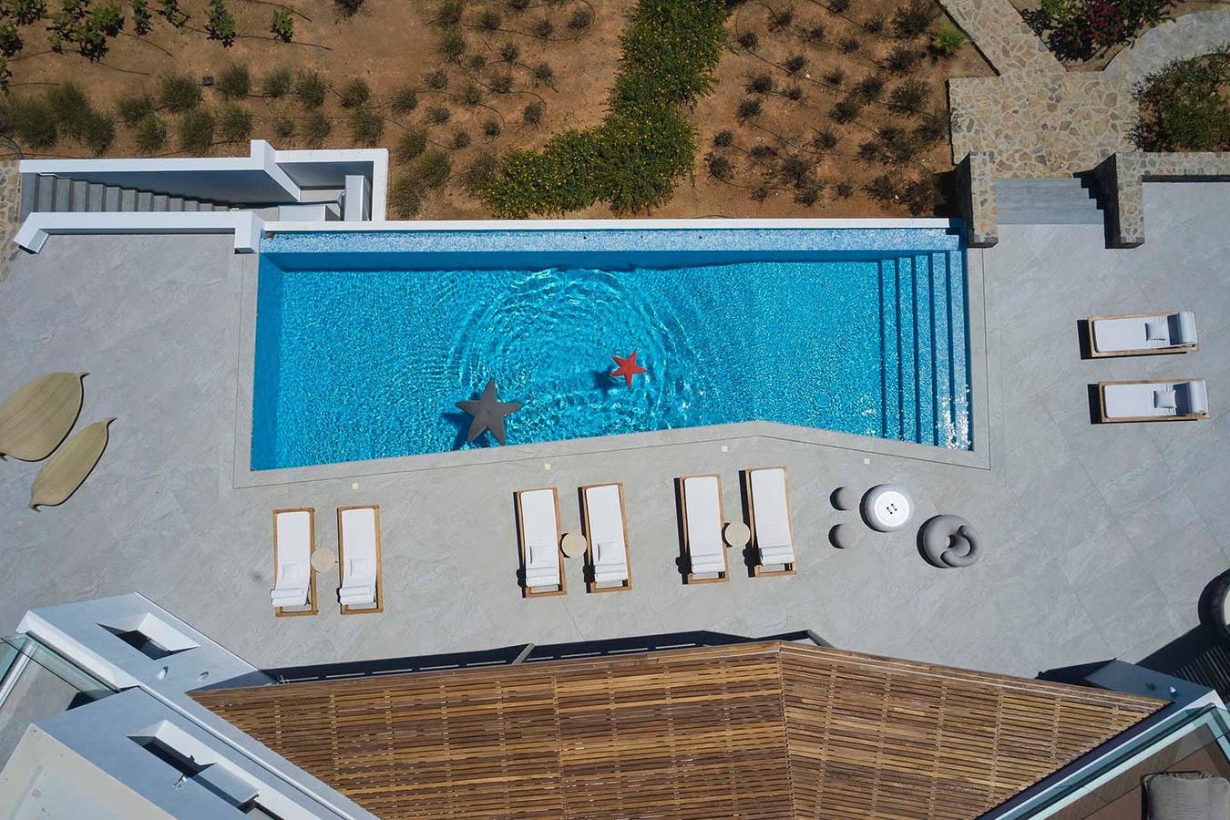 Wonderful  Crete Villa | Seafront Villa Seraphis | 6 Bedrooms | Private Heated Pool | Fitness Area & Cinema Room | Outdoor Dining Area & Bbq | Direct Access to Rocky Beach | Agios Nikolaos in Almyros Beach (Agios Nikolaos), Lasithi