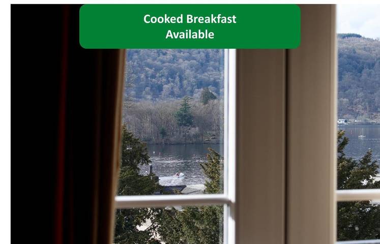 Bed and breakfast for 2 people, with lake view and view as well as balcony in Bowness-on-Windermere