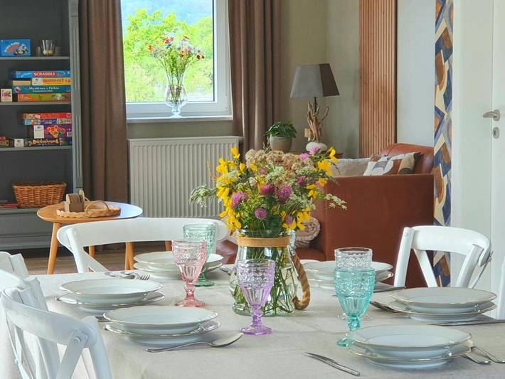 Gîte pour 6 personnes, avec vue et terrasse, adapté aux familles à Malmedy