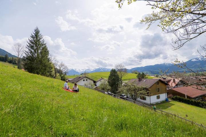 Ferienwohnung für 4 Personen, mit Ausblick und Balkon in Hinang