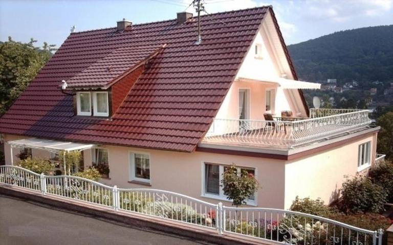 Ferienwohnung für 4 Personen, mit Terrasse und Ausblick in Amorbach - 2