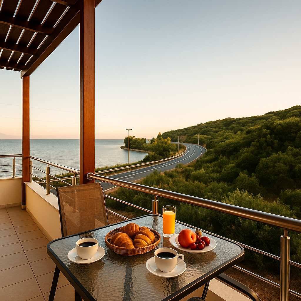 Ferienhaus für 6 Personen mit Balkon/Terrasse in Messenien