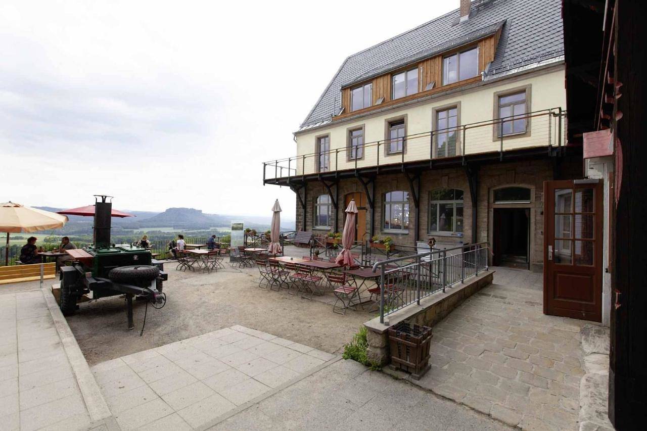 Brand-Baude in Hohnstein, Elbsandsteingebirge