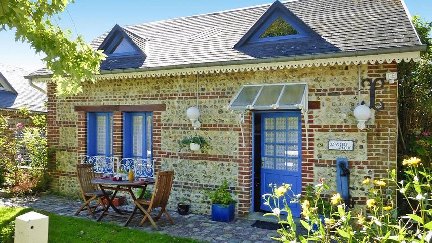 Location de vacances pour 2 personnes, avec jardin à La Poterie-Cap-d'Antifer
