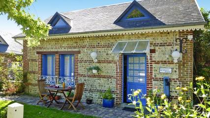 Location de vacances pour 2 personnes, avec jardin à La Poterie-Cap-d'Antifer