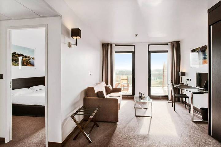 Appart’hôtel pour 2 personnes, avec sauna