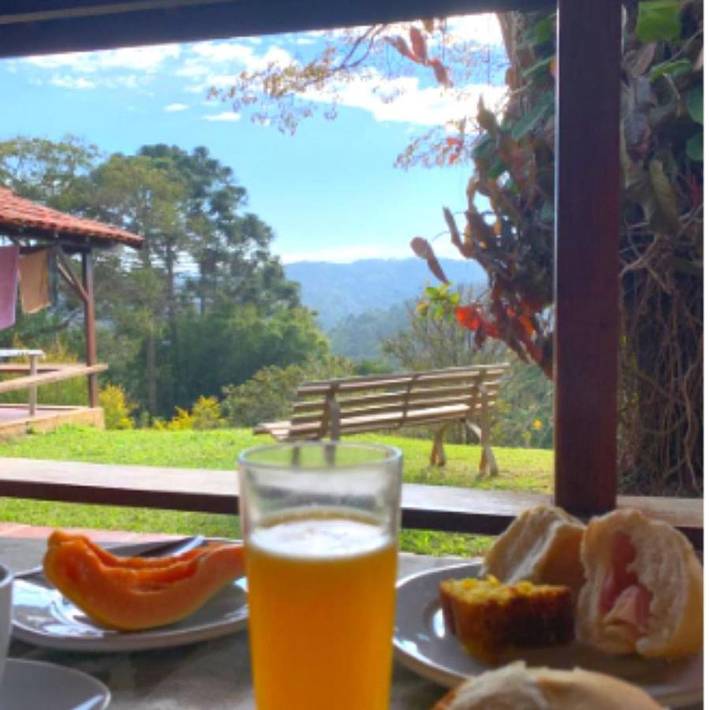 Location de vacances pour 2 personnes, avec bassin pour enfant ainsi que piscine et jardin à São Roque - 3