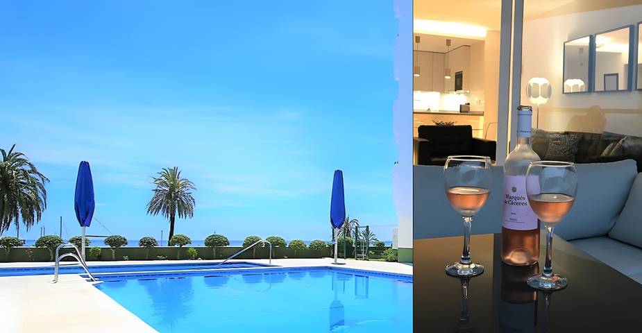 Apartamento entero, Apartamento 'Modern Marina Apt Fantastic' con vistas al mar, Wi-Fi y aire acondicionado in Puerto Deportivo de Estepona, Estepona