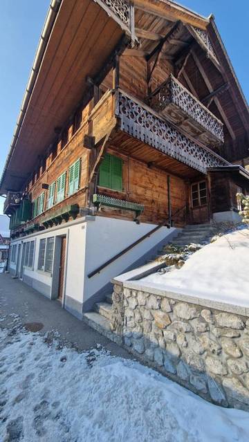 Maison d’hôte pour 2 personnes, avec balcon ainsi que jardin et vue dans Canton de Fribourg