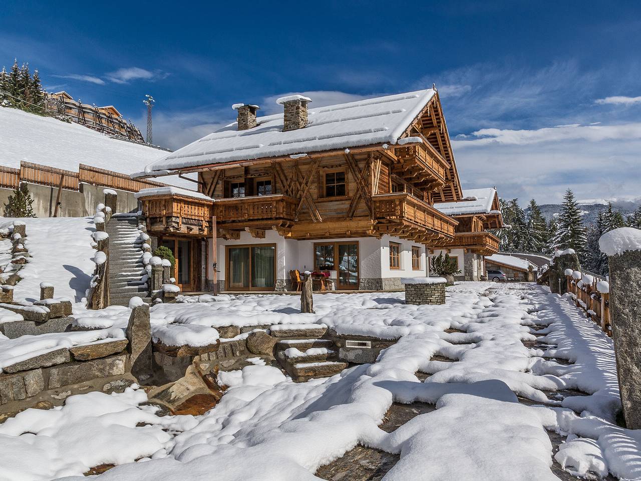 Ganze Wohnung, Ferienwohnung Piz da Peres - Piz da Peres mit Bergblick, Pool, Sauna, Wlan & Garten in Olang, Dolomiti Superski