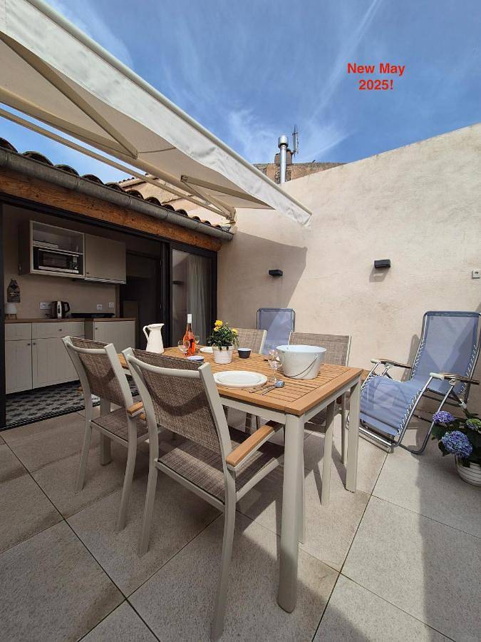 Vakantiehuis voor 4 personen, met terras en uitzicht in Bédoin