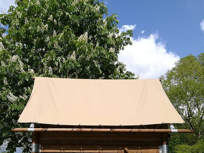 Camping de l'Hippodrome - Bungalow 2 personas - Campétoile - Sin instalaciones sanitarias in Sablé-sur-Sarthe, Sarthe