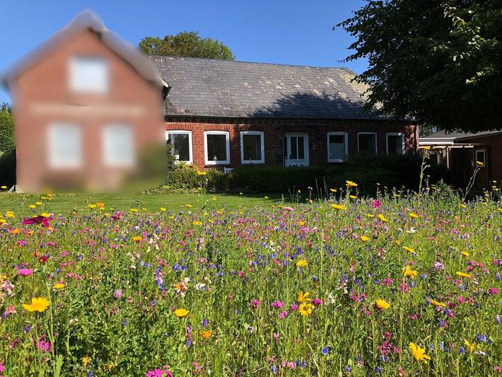 Ferienwohnung für 4 Personen, mit Garten und Ausblick in Grundhof