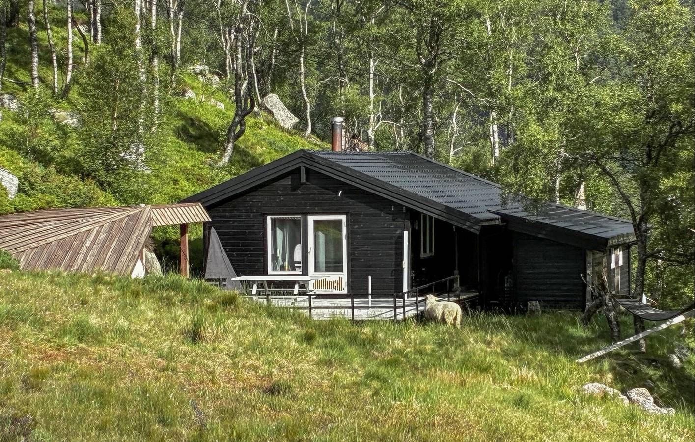 Ferienhaus für 8 Personen mit Terrasse in Bjerkreim