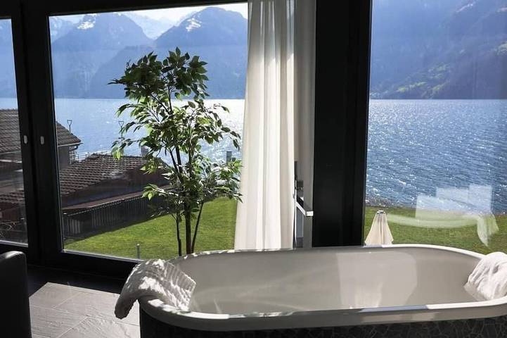 Ferienhaus für 2 Personen, mit Whirlpool und Garten, mit Haustier