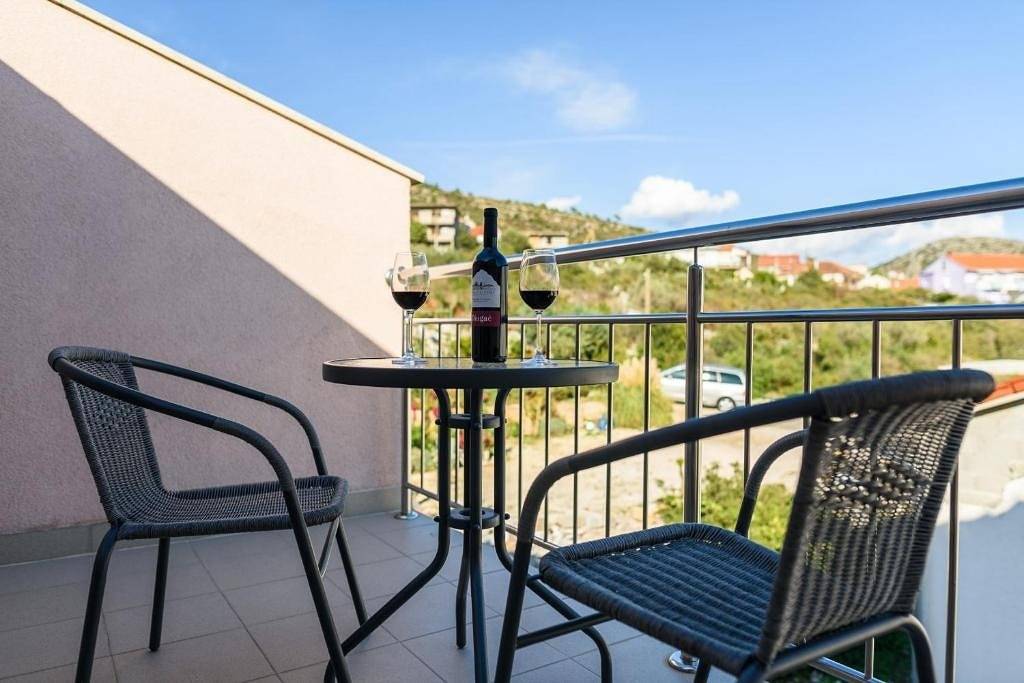 Cały apartament, Jednopokojowy apartament z balkonem Marina, Trogir A-25135-i in Marina, Żupania splicko-dalmatyńska