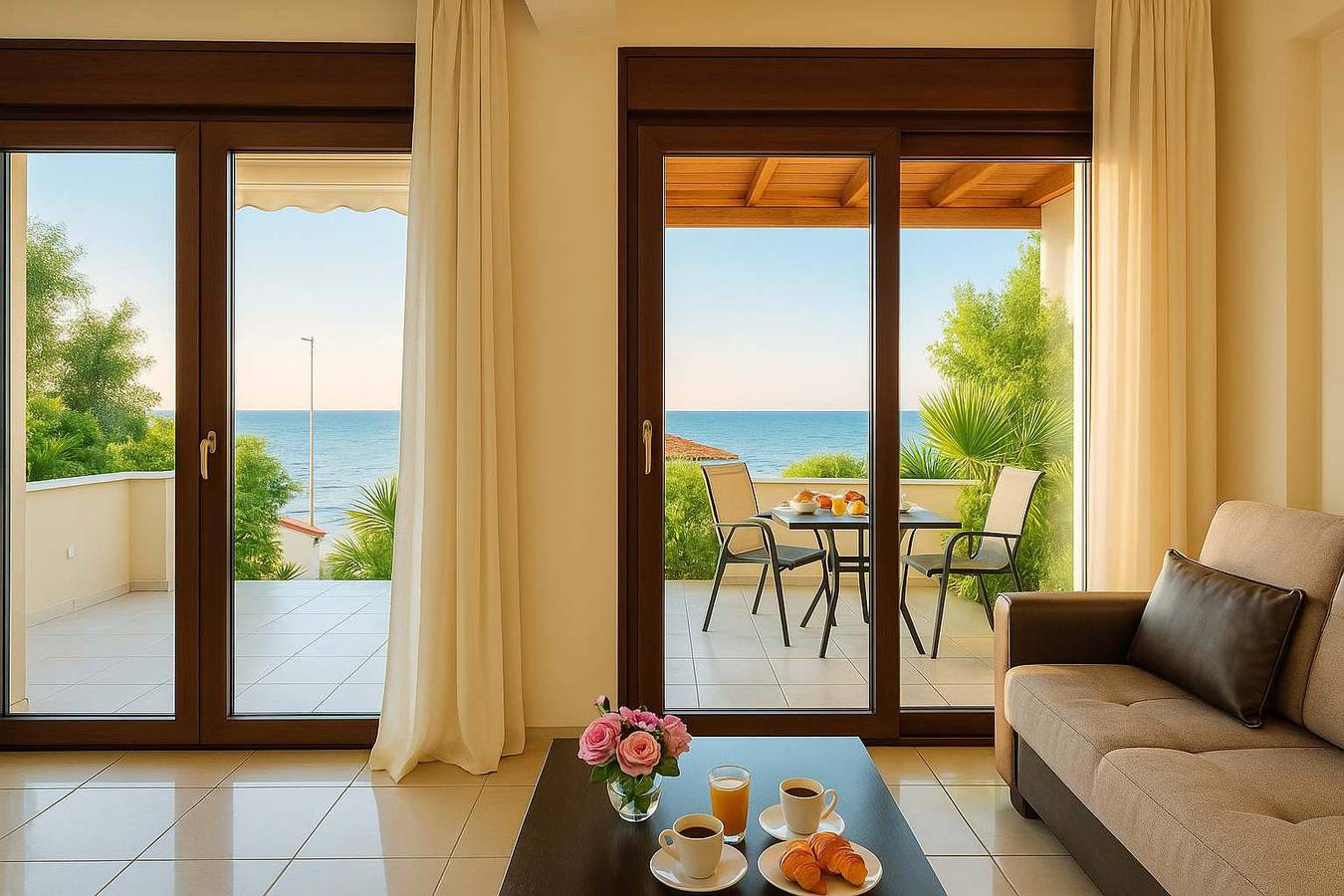 Ferienhaus für 6 Personen mit Balkon/Terrasse in Messenien