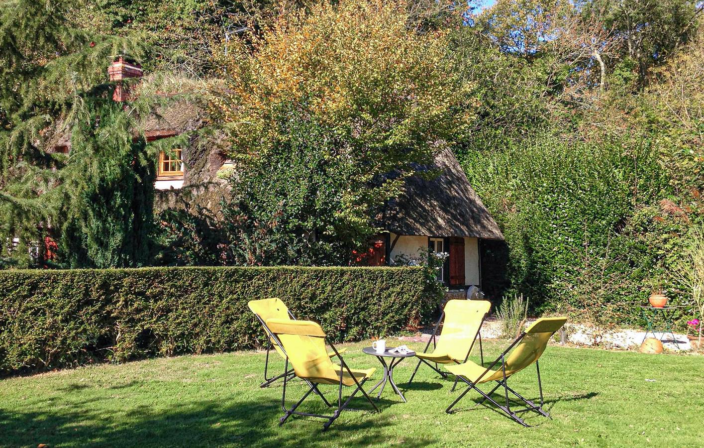 Gemütliche Gartenwohnung mit WiFi & Parkplatz in Sainte-Opportune-la-Mare, Bernay und Umgebung