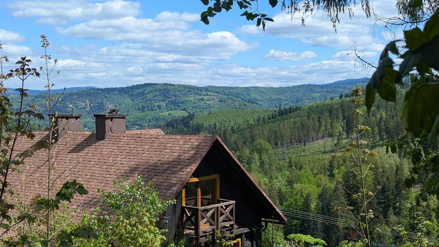 Willa dla 18 osób, z Balkon i Jacuzzi oraz Taras i Ogród w Wisła
