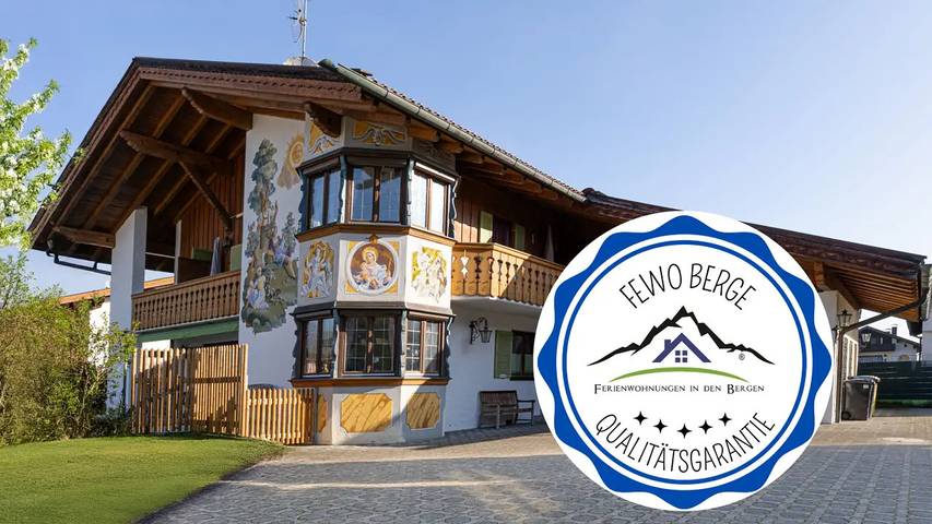 Ferienwohnung für 6 Personen, mit Sauna und Balkon in Krün