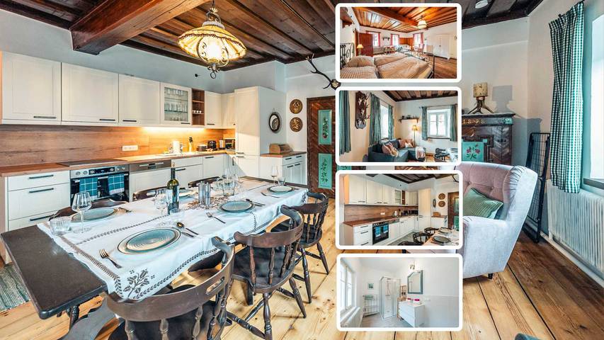 Ferienwohnung für 5 Personen, mit Garten