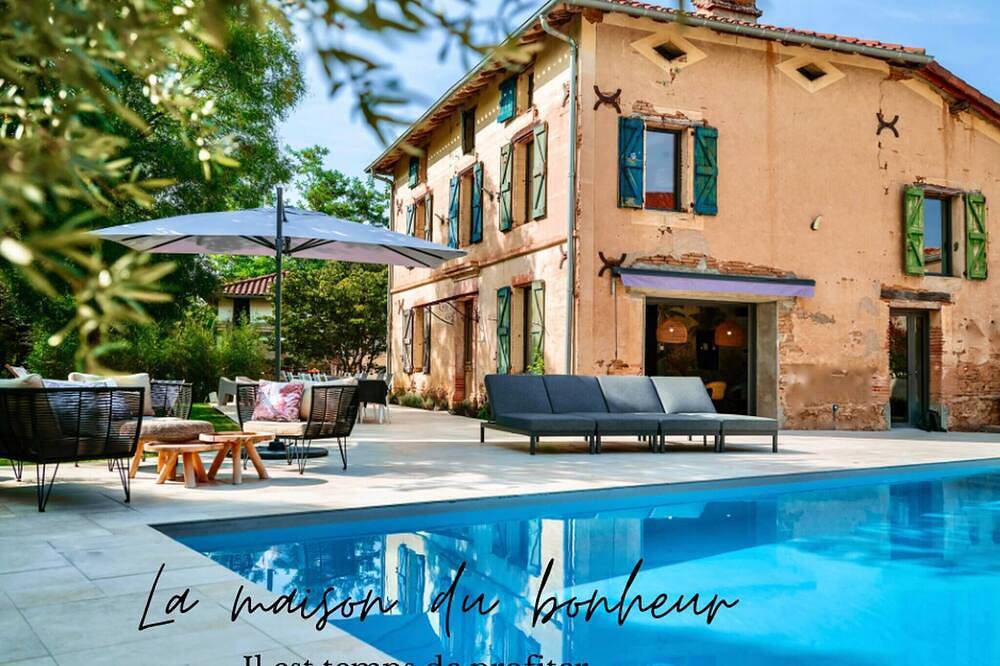 La Maison du Bonheur - Swimming pool & Terrace in Brens, Albi region