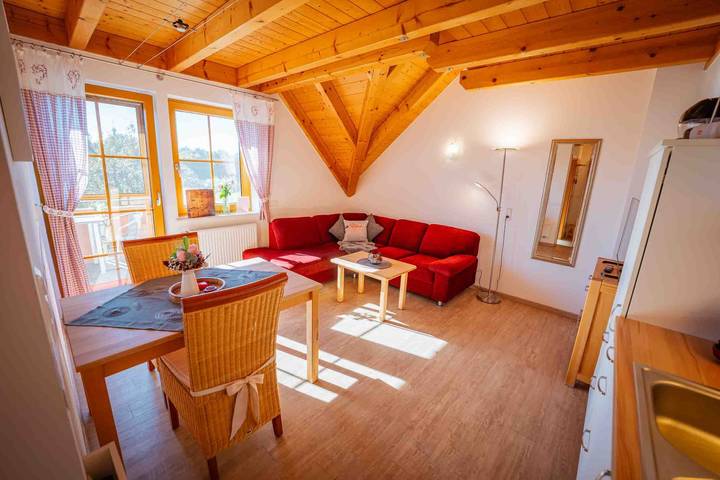 Ferienwohnung für 2 Personen, mit Balkon und Garten sowie Sauna in Freiamt, Südschwarzwald