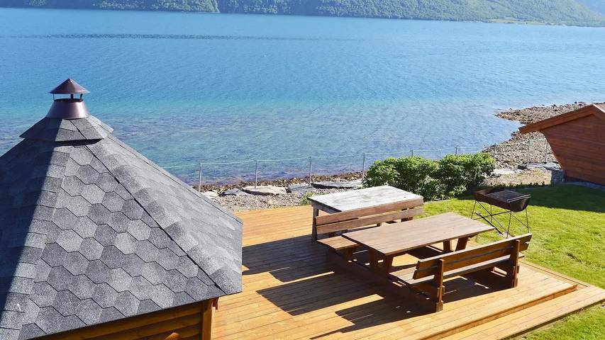 Ferienhaus für 16 Personen, mit Sauna und Pool sowie Terrasse und Whirlpool, mit Haustier in Nesset - 4