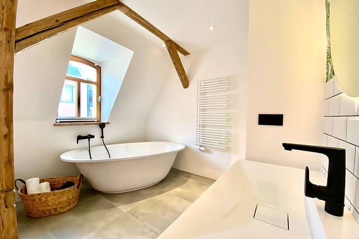 Ferienwohnung für 3 Personen, mit Garten