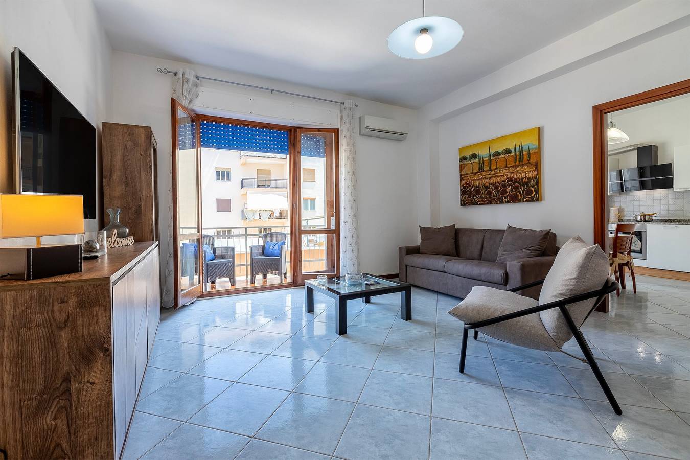 Hel leilighet, Apartment 'Mare Chiaro' with Balcony, Wi-Fi and Air Conditioning in Alghero, Provinsen Sassari