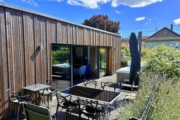 Maison de vacances pour 6 personnes, avec terrasse et jacuzzi en Alsace