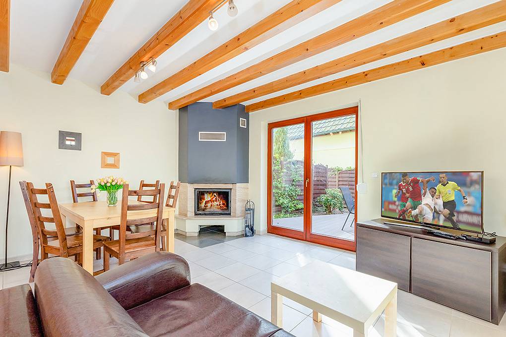 Doppelhaushälfte Porzuczek in Łukęcin, Polnische Ostsee