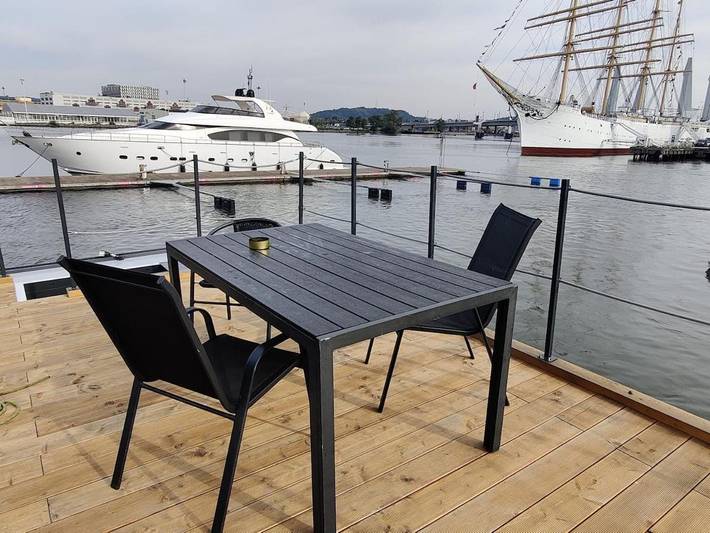 Boot für 4 Personen, mit Ausblick und Terrasse in Schweden
