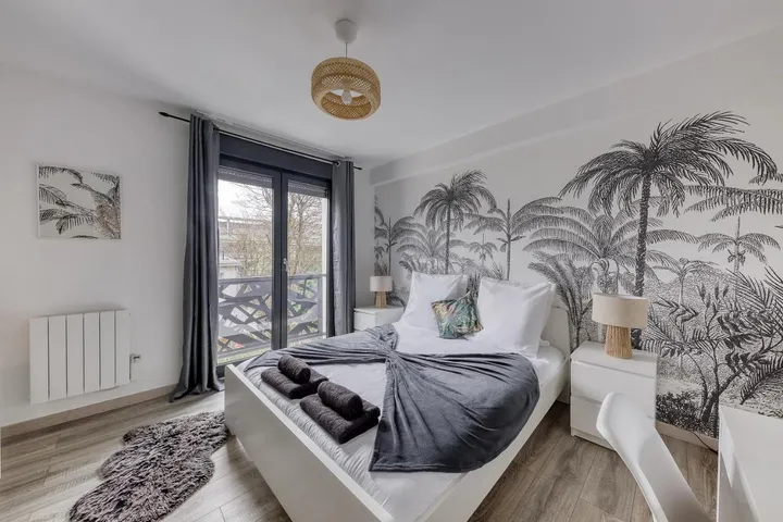 Apartamento de vacaciones para 4 personas, con jardín y vistas - 1