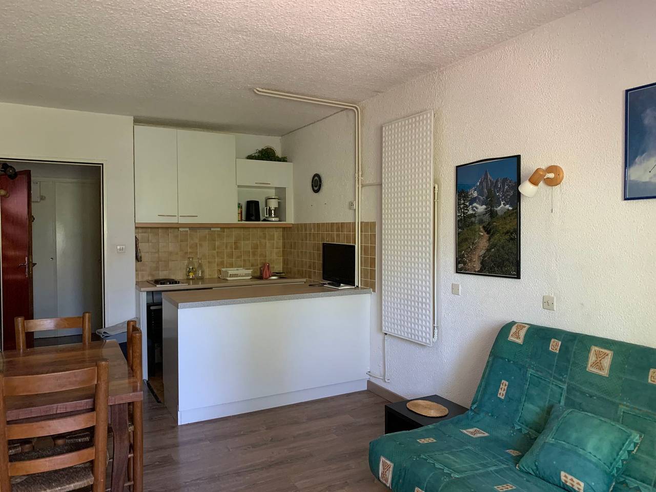 Entire studio, Cozy studio for 2 near slopes in Pra-Loup in Pra-Loup, Uvernet-Fours