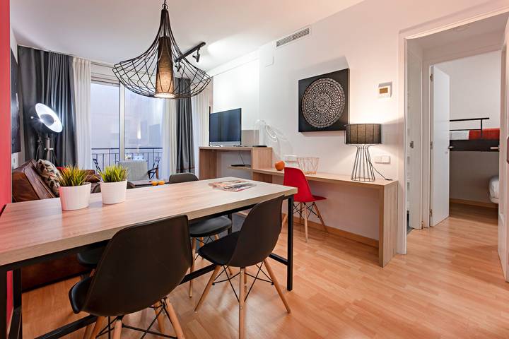 Holiday rental for 4 people, with terrace in Barcelona
