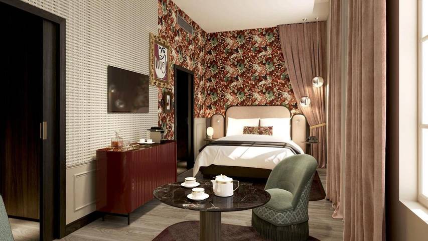 Hôtel pour 2 personnes, avec terrasse et vue dans L'Olympia (Paris)