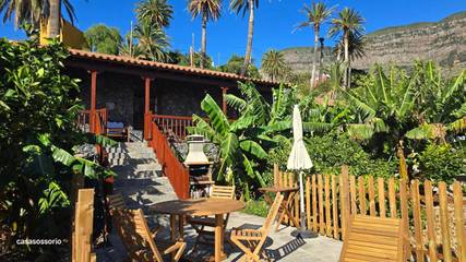Casa de vacaciones para 6 personas, con vistas además de jardín y terraza, Se admiten mascotas en La Gomera