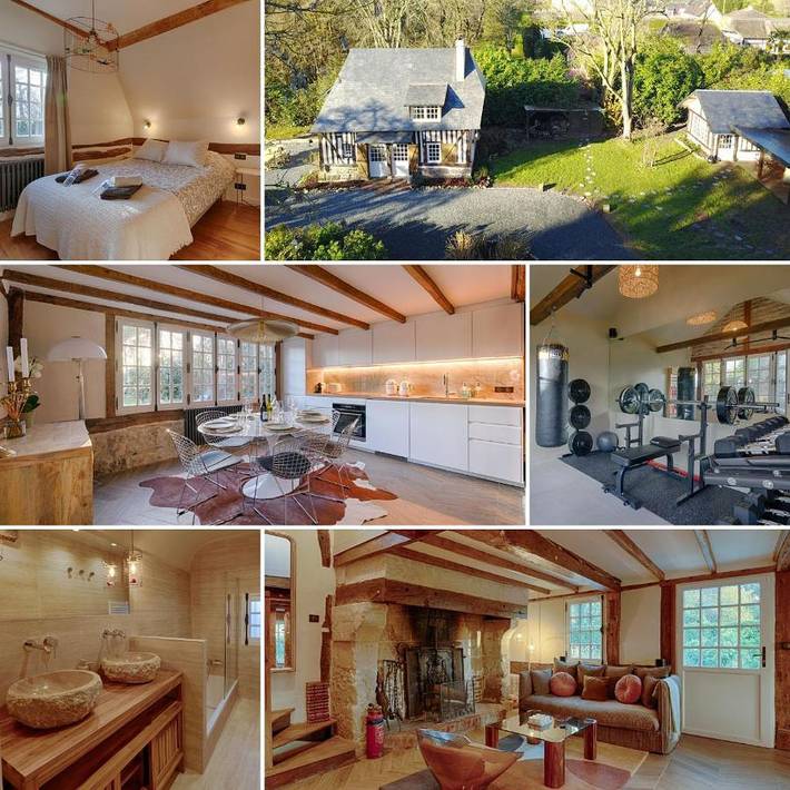 Location de vacances pour 6 personnes, avec vue et jardin à Branville - 2