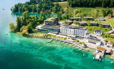 Hôtel pour 4 personnes, avec jardin ainsi que vue et sauna à Weggis