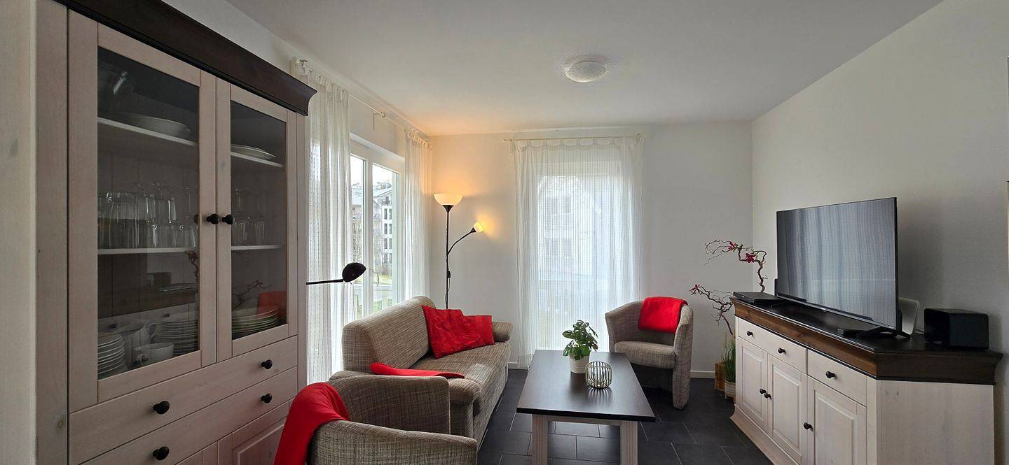 Apartamento entero, Moderne Ferienwohnung in bester Strandlage mit schönem Balkon und Kaminofen! in Graal-Müritz, Rostock y sus alrededores