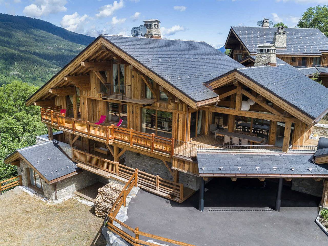 Luxus Chalet 7 Zim, Pool & Hammam, Haustiere Erlaubt in Meribel Village, Courchevel