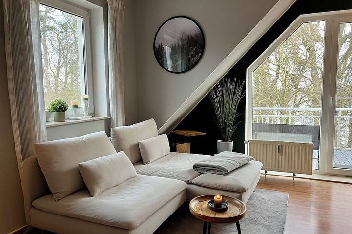 Ferienwohnung für 2 Personen, mit Balkon und Garten in Lalendorf