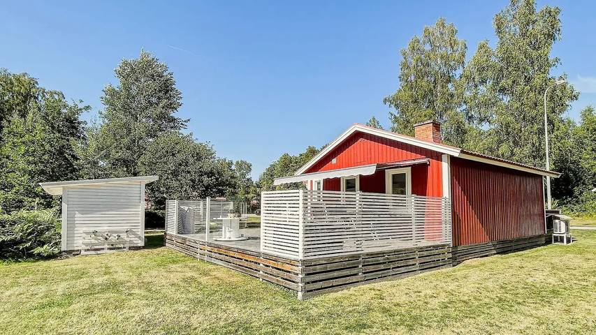 Ferienhaus für 7 Personen, mit Garten