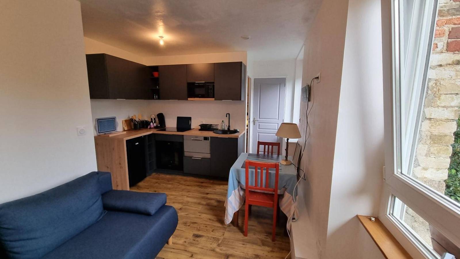 Estudio entero, Apartamento «Aurore» con Wi-Fi en Cancale in Cancale, Bahía del Monte Saint-Michel