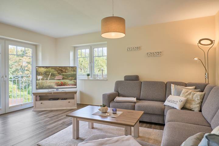Ferienwohnung für 4 Personen, mit Balkon und Garten sowie Seeblick und Ausblick am Nord-Ostsee-Kanal - 4