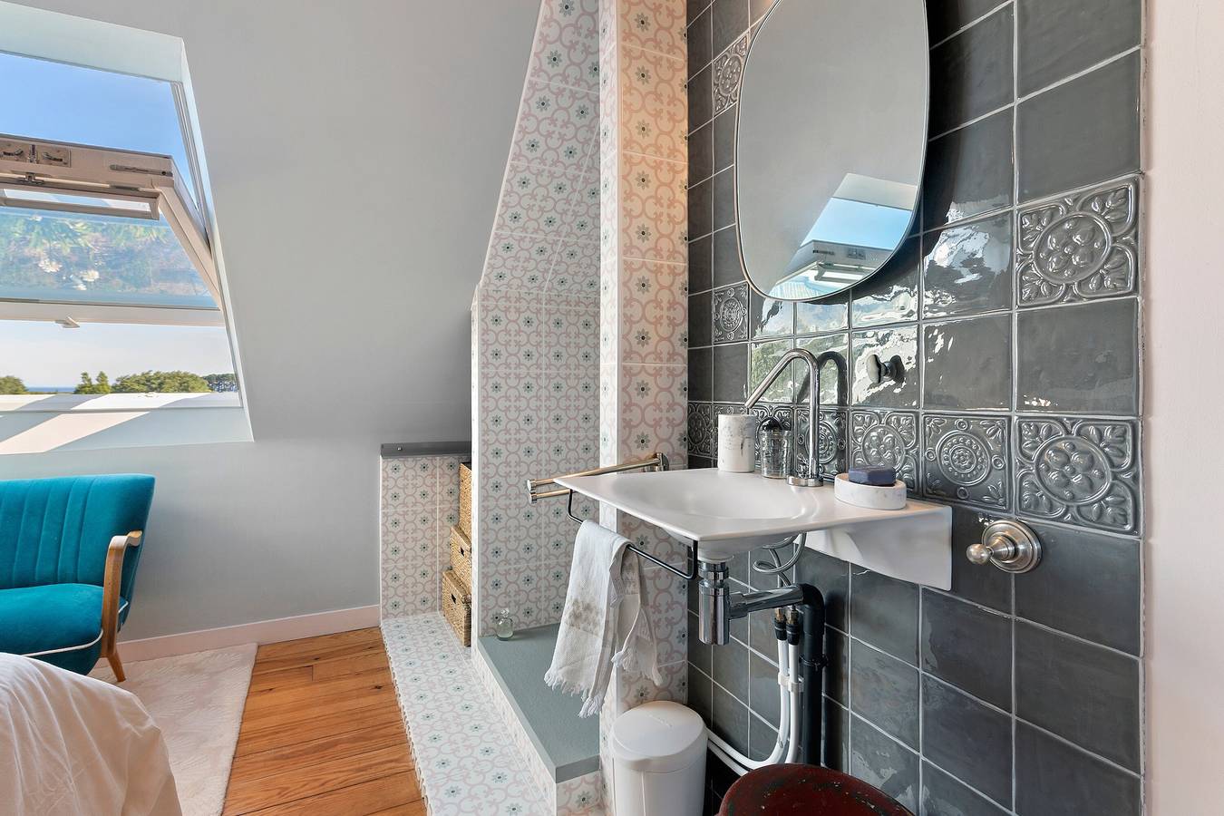Chambre d’hôtes « Escale Sauzonnaise - La Baie » avec vue mer, piscine partagée et Wi-Fi in Sauzon, Côte des Mégalithes