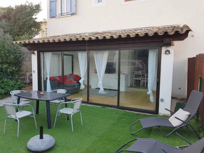 Location de vacances pour 4 personnes, avec Terrasse et Jardin dans Cannes La Bocca