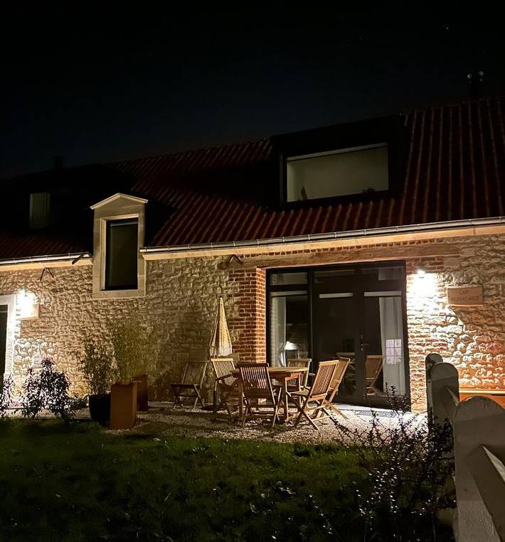 Location de vacances pour 3 personnes, avec vue ainsi que sauna et jardin à Audembert - 2